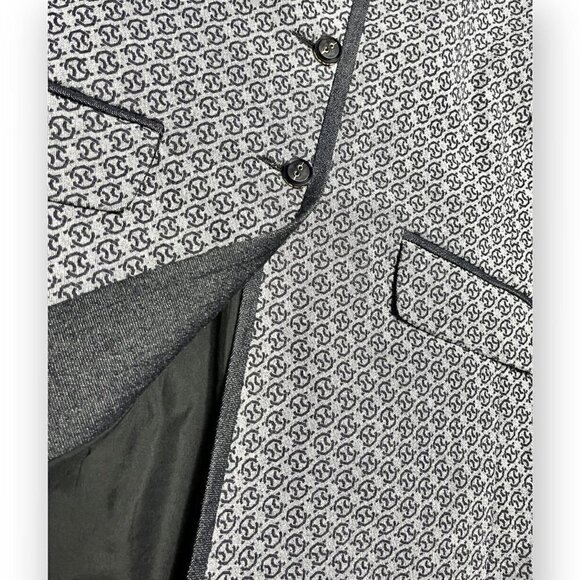 Ailes Vintage Designer Long Trench Jacket - Womens Large - Picture 3 of 5